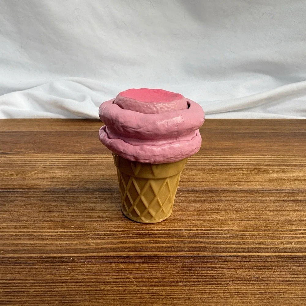 Baby Alive Ice Cream Cone Treat Pink Scoop Sprinkles Doll Food Replacement Toy